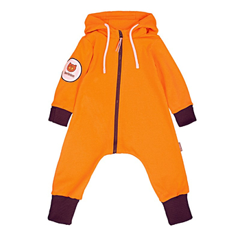 Комбинезон из футера "Огненный апельсин" ТКМ-ОА (размер 98) - Комбинезоны от 0 до 3 лет - интернет гипермаркет детской одежды Смартордер
