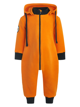 Флисовый комбинезон на молнии "Огненый апельсин" ФКМ-ОА3 (размер 62) - Комбинезоны от 0 до 3 лет - интернет гипермаркет детской одежды Смартордер