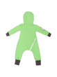 Комбинезон из футера на молнии "Зеленая лужайка" ЛКМ-ЗЛЖ (размер 86) - Комбинезоны от 0 до 3 лет - интернет гипермаркет детской одежды Смартордер